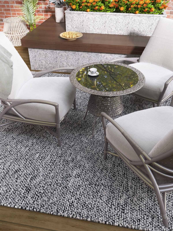 Iries 826 outdoor rug, fitted in an Australian patio