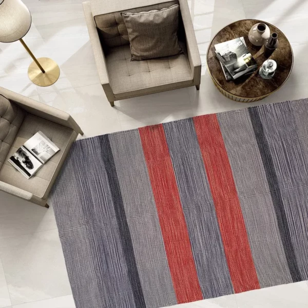 Oxford 797 Grey Modern Cotton Rug