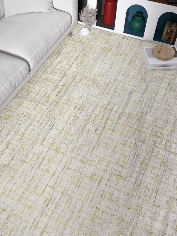 Polar 289 Ivory Modern Wool Rug