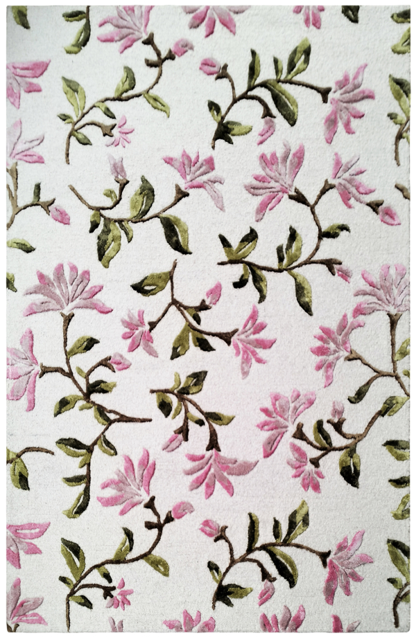 Amber 05 Ivory Wool Rug